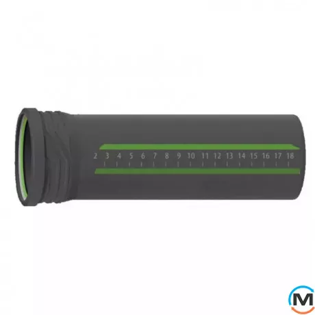 Труба каналізаційна ASG HTR 40x250, Колір: Сірий, Діаметр (мм): 40, Довжина (мм): 250, фото 