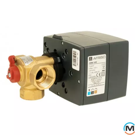 Комплект Afriso 3-ходовий клапан ARV385 Vario ProClick DN32 Rp1 1/4” Kvs 7,5-19 + Привід ARM 323 ProClick, Варіант: ARM 323 ProClick, Діаметр різьблення: 1 1/4”, фото , зображення 4