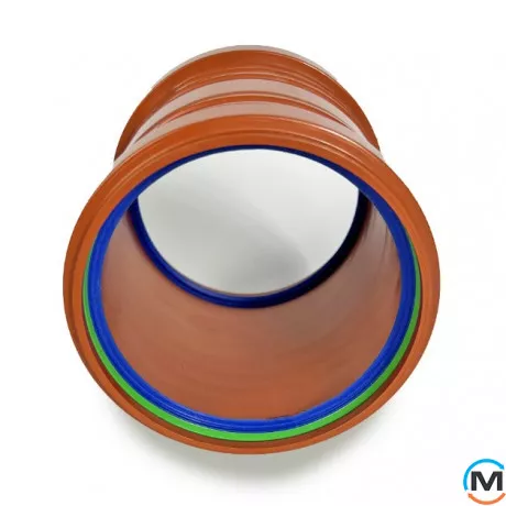 Муфта каналізаційна насувна ASG ESTERNO 110, Діаметр (мм): 110, фото , зображення 2