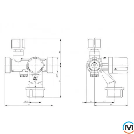Группа безопасности для бойлера DUCO 6 бар 1”, фото , изображение 3