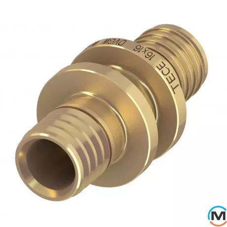 Муфта TECE сполучна редукційна 50х40, Модифікація: 50х40, Діаметр (мм): 50, Робочий тиск (бар): 10, Матеріал: Латунь, фото 