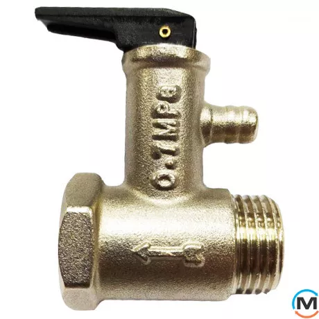 Предохранительный клапан для бойлера с обратным клапаном 1/2" 7 бар Tervix Pro Line Volcano, Давление срабатывания (бар): 7 ± 0.1, фото 