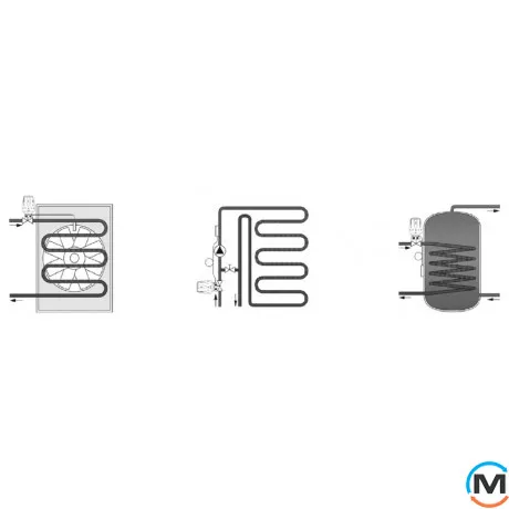 Термоголовка с выносным датчиком  М30х1,5, 30-70С Tervix Pro Line TR 2, фото , изображение 2