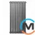 Вертикальний дизайнерський радіатор опалення ARTTIDESIGN Verona 10/1200/600 сірий матовий, фото 