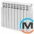Биметаллический радиатор Mirado 96/500 (12 секций), Цвет: Белый, Кол-во секций: 12, фото , изображение 2