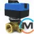 Комплект 3-ходовой смесительный клапан RMV DN20 Rp3/4"Tervix + Привод электрический 3-точки / 2-точки AMV, Диаметр резьбы: 3/4", фото , изображение 2