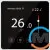 Кімнатний сенсорний термостат з WiFi керуванням Tervix Pro Line TouchScreen Thermostat (котел), чорний, фото 
