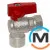 Кран кутовий Bianchi 1/2" Х 1/2" В з накидною гайкою (red/червоний), фото , зображення 3