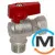 Кран кутовий Bianchi 1/2" З х 1/2" В з накидною гайкою (red/червоний), фото , зображення 3