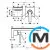 Смеситель для умывальника AXOR MyEdition 221 на 2 отверстия хром/зеркальное стекло, фото , изображение 4