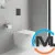 Клавіша змиву Grohe Skate Cosmopolitan чорний матовий, фото , зображення 9