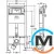 Инсталляция для подвесного унитаза Viega Prevista Dry с клавишей смыва Visign for Life 6 альпийский белый, фото , изображение 3