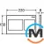 Клавиша смыва Viega Prevista для унитазов Visign for Style 21 хром матовый, фото , изображение 3