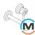 Смеситель для умывальника Grohe BauClassic монтаж со стены внешняя+внутренняя часть хром, фото , изображение 3