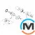Смеситель для умывальника Grohe BauClassic монтаж со стены внешняя+внутренняя часть хром, фото , изображение 4