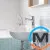 Смеситель для умывальника Grohe BauLoop New M-Size с донным клапаном хром замена арт. 23762000, фото , зображення 4