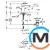 Смеситель для умывальника Grohe BauLoop New M-Size с донным клапаном хром замена арт. 23762000, фото , зображення 5