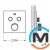 Термостат для душа скрытого монтажа Grohe Grohtherm SmartControl внешняя часть хром, фото , изображение 8