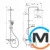 Душевая система Hansgrohe Croma 220 1jet Showerpipe хром, фото , изображение 2