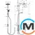 Душевая система Hansgrohe Crometta S Showerpipe Reno 240 1jet хром, фото , изображение 2