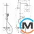 Душевая система для ванны Hansgrohe Vernis Blend 240 1jet EcoSmart с термостатом Matt Black, фото , изображение 2