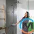 Душевая система Hansgrohe Showerpipe Crometta E240 1jet с термостатом хром, фото , изображение 4