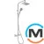 Душевая система Hansgrohe Vernis Shape Showerpipe 230 1jet EcoSmart с термостатом хром, фото 
