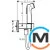 Гигиенический душ Hansgrohe E EcoSmart+ на смешанную воду Brushed Bronze, фото , изображение 2