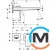 Смеситель для умывальника Hansgrohe Metropol Steel Optic, фото , изображение 3