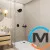 Верхний душ Hansgrohe Crometta S 240 1jet EcoSmart 9л/мин Matt Black, фото , изображение 2