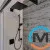 Верхний душ Hansgrohe Raindance E Overhead shower 300 1jet matt black, фото , изображение 2