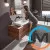 Смеситель для умывальника настенный Hansgrohe Vivenis скрытого монтажа с изливом 195 мм черный матовый, фото , изображение 3
