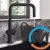 Смеситель кухонный Hansgrohe Talis M54 U 220 EcoSmart Matt Black, фото , зображення 3