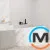 Смеситель на край ванны Hansgrohe Tecturis E врезной на 3 отверстия с sBox Matt White, фото , изображение 2