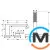Смеситель на край ванны Hansgrohe Tecturis E врезной на 3 отверстия с sBox Matt White, фото , изображение 3
