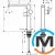 Смеситель для умывальника Hansgrohe Tecturis E 240 Fine CoolStart Matt Black, фото , изображение 3