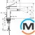 Смеситель для биде Hansgrohe Tecturis E со сливным гарнитуром Matt Black, фото , изображение 4