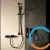 Смеситель Hansgrohe Tecturis E для душа Matt Black, фото , изображение 4