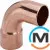 Колено Ø76,1 (медное) 1 муфта 90° -634254 Viega GmbH 95001а, Вариант: 1 муфта, Градус (град.): 90, Исполнение: Длинное, Диаметр (мм): 76, фото 