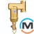 Сепаратор шламу Spirotech SpiroTrap Dirt 1" Vertica, Діаметр різьблення: 1", Виконання: Вертикальний, Матеріал: Латунь, фото 