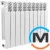 Радиатор биметаллический Mirado Bimetal 500/96 (10 секцый), Вариант: 500/96, Межосевое расстояние (мм): 500, Высота (мм): 555, Глубина (мм): 96, Длина (мм): 80, фото 