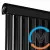 Радіатор Betatherm PS STYLE 1 1800*441 (Чорний RAL9005M, підк. №34), Підключення радіатора: Бокове, Колір: Чорний, Кількість секцій: 12, фото , зображення 3