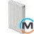 Дизайн-радиатор Cordivari ARDESIA (12 секций) H=556 мм 3 колонны (белый RAL9010), Ширина (мм): 552, Кол-во секций: 12, Отапливаемая площадь (кв.м): 7, фото 