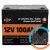 Аккумулятор LogicPower LiFePO4 12V (12,8V) - 100 Ah (1280Wh) (Smart BMS 100А) с BT пластик для ИБП, фото 
