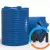 Ємність накопичувальна Євро Пласт харчова Стандартна Ø 2400*3150 2-ш. синя 12500 л. вертикальна, фото , зображення 4