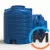 Ємність накопичувальна Євро Пласт харчова Стандартна Z Ø 720*920 2-ш. синя 300 л. вертикальна, фото , зображення 5