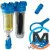 Фільтр Atlas Filtri HYDRA RAINMASTER DUO Ø1" (латунь) + картриджи RAH, LA 45°C 8 bar KIT s.r.l, Диаметр резьбы: 1", Кол-во колб: 2 колбы, фото 