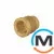 Латунь FADO муфта редукційна 1/2"х3/8", Діаметр різьблення: 1/2"х3/8", Виконання: Редукційна, фото , зображення 2