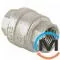 Зворотний клапан Valtec 1 1/2", Діаметр різьблення: 1 1/2", Модифікація: Пластиковий золотник, Матеріал: Латунь, фото 