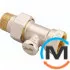 Клапан радиаторный Danfoss RLV-S-20 угловой, Диаметр резьбы: 3/4", Исполнение: Угловой, Цвет: Никелированный, фото 